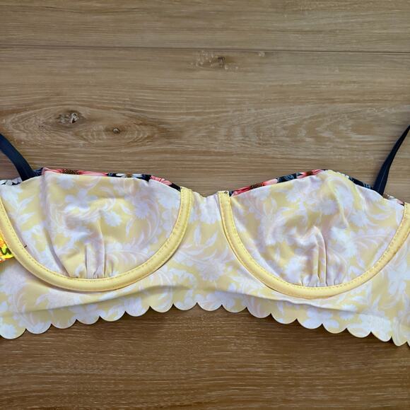Agua Bendita Lauren Ross Bikini Top M - Picture 6 of 8